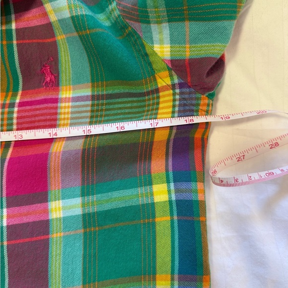 Ralph Lauren Georgia 100% cotton plaid cottagecore grunge size medium - Picture 9 of 9